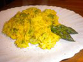 Risotto agli asparagi sfumati al cognac Risotto agli asparagi sfumati